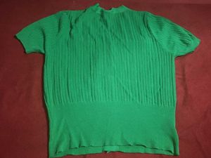 Green Button-Down Top