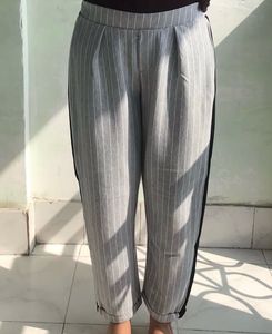Striped Trousers with Side Stripe