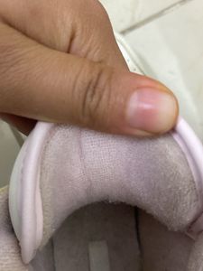 Stylish White &amp; Pink High-Top Sneakers