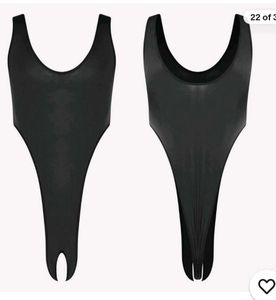 Men's U neck Bodysuit Rave jumpsuit tights Leotard