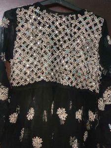 Elegant Embellished Black Kurta