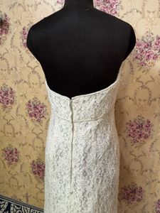Elegant White Lace Bridal Gown