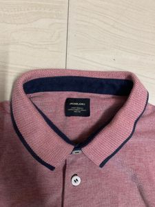 Jack &amp; Jones Men's Pink Polo Shirt
