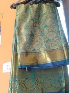Beautiful Green Silk Saree