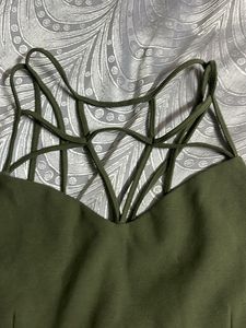 Stylish Crop Top with Unique Strap Design