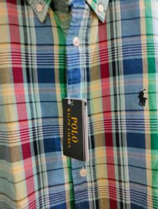 NEW Polo Ralph Lauren Plaid Button-Down Shirt