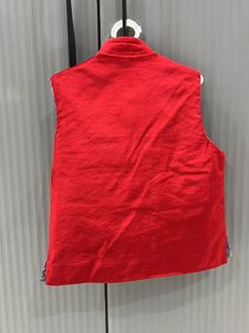 Red Festive Boys Waistcoat