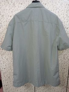 TOPTEN nylon Oversized Short  Sleeve Shirt