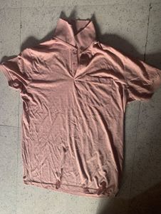 Men's Pink Polo T-Shirt