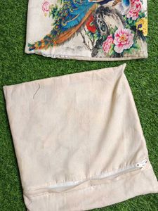 Elegant Peacock  Cushion Covers(3)