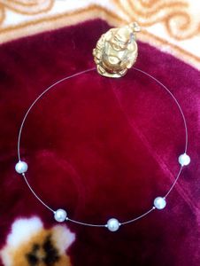 Pearl Beaded Necklace(invisible)