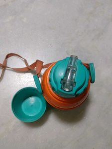 Milton Cartoon Water Bottle with Strap