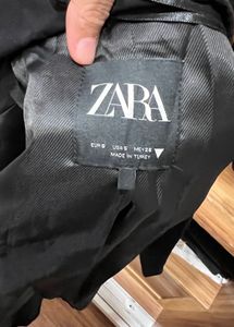 Black Cropped Blazer Jacket