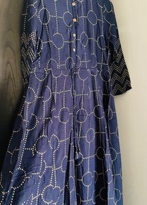 Blue Mul Cotton Dress