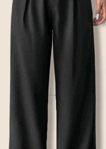 Women's Black Wide-Leg Pants