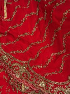 Red Embroidered Lehenga Choli