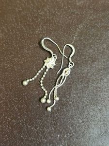 Pure Silver Mismatched Earrings