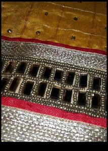 Yellow &amp; Red Embroidered kurta