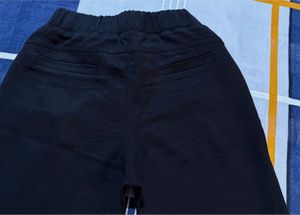 Black Elastic Waist Pants