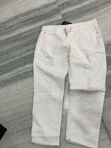 Distressed Light Wash Denim Jeans