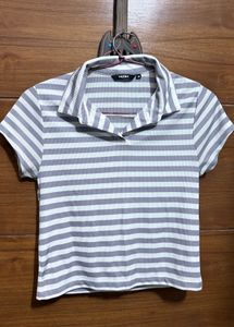Striped Polo T-Shirt