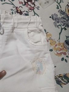 Cream Cargo Pants