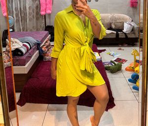 Green Shirt Dress