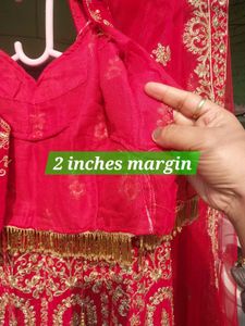Hot Red Bridal Lahnga|heavy Work