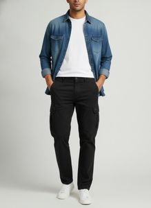 Men's Black Cargo Pants