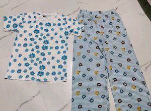 Cute Floral Pajama Set