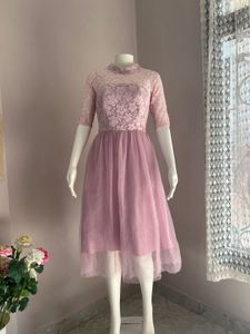 FIXED RATE Pink Lace & Tulle Dress