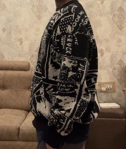 Graphic Print Sweater