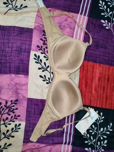Beige T-Shirt Bra
