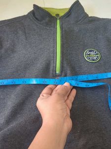 Gray Pullover Sweatshirt