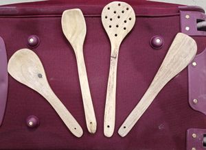 Wooden Serving Spoon Set Of 6