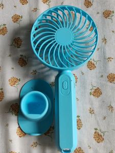 Mini Fan in sky blue