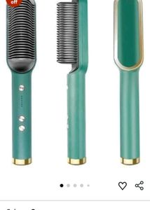 Hair Straightener Comb &amp; Heat Protectant
