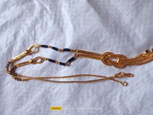 1 Gram Gold  Short Mangalsutra