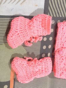 Handmade Crochet Baby Set new wollen