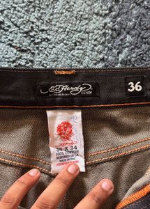 Ed Hardy Rare Back Print Denim Jeans – Vintage Y2K