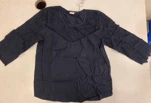 ONLY Casual Regular Sleeves SolidWomen Grey Top