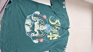 Green Graphic oversized T-Shirt