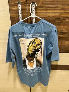 Blue Travis Scott Tshirt
