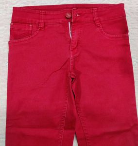 Red Skinny Jeans,📢 Price Drop, 👉 Grab Fast