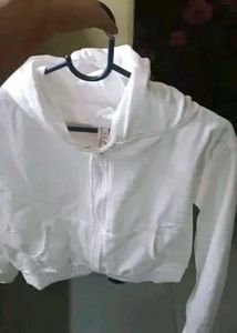 Stylish Cropped Hoodie Jacket
