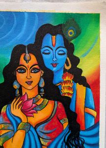 Radha Krishna Painting