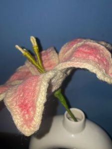 Handmade Crocheted Lily Flower
