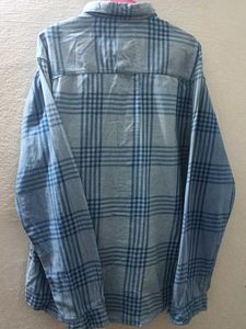 Blue Plaid Long Sleeve Shirt