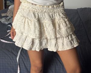 Tiered Ruffle Mini Skirt