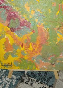 Vibrant Abstract Canvas Painting